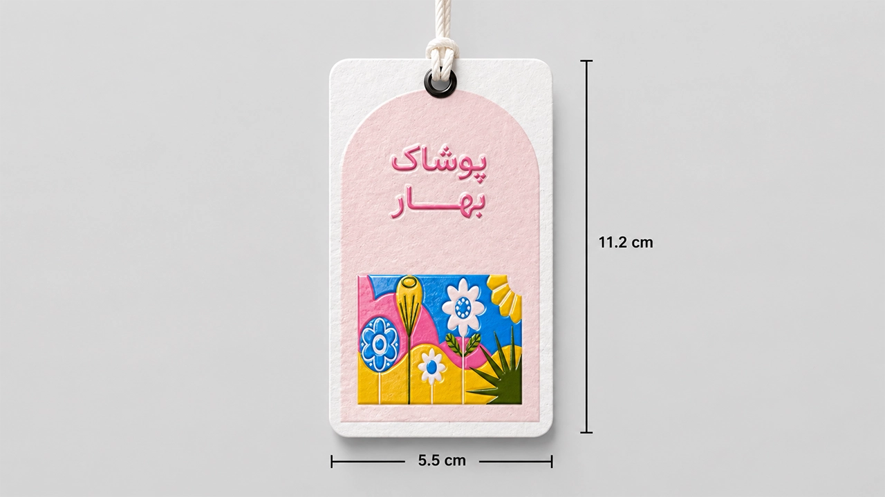 اتیکت لمینت برجسته